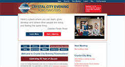 Desktop Screenshot of cceveningtoastmasters.org