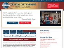 Tablet Screenshot of cceveningtoastmasters.org